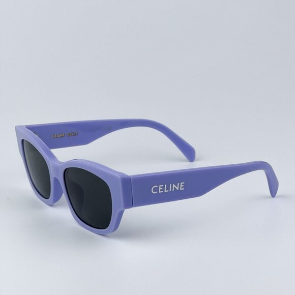 Celine CL40197U 78A MONOCHROMS BRAND NEW Sunglasses Lilac Smoke Unisex Cat Eye - Picture 6 of 10